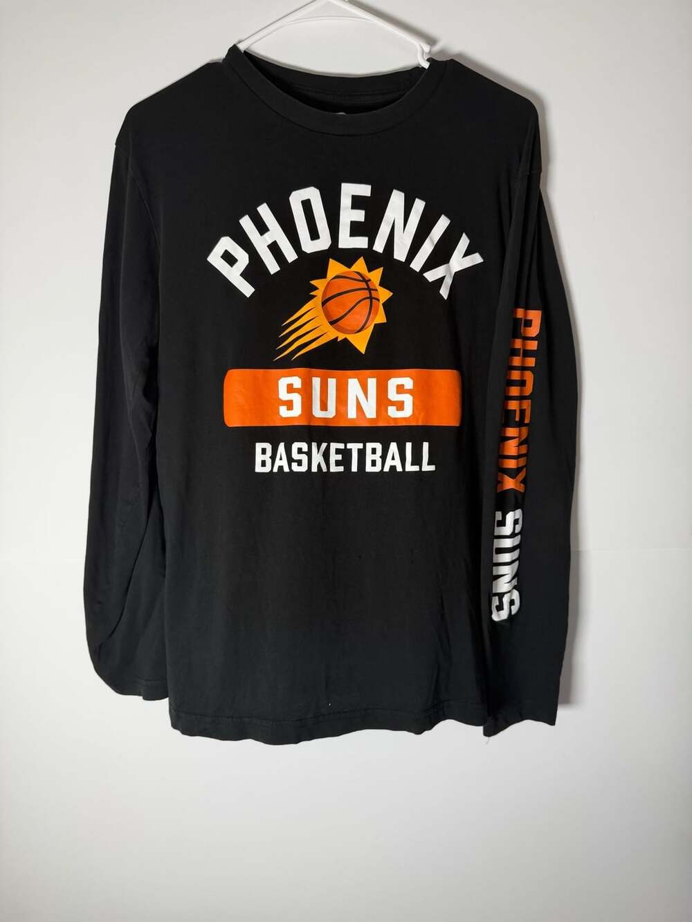 Fanatics Phoenix Suns Long Sleeve T-Shirt Black Size M